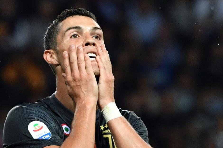 Cristiano Ronaldo sumó ya 270 minutos sin poder anotar en la Serie A. (Foto: AFP)