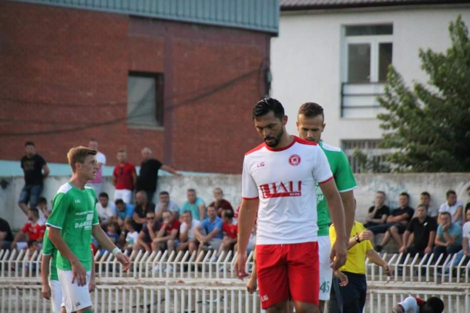 El futbolista guatemalteco Wilber Pérez juega para el SC Gjilani de Kosovo. (Foto: SC Gjilani)