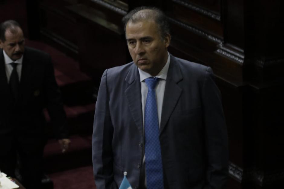 Juan Manuel Díaz Durán asumió la curul que le correspondía a Edgar Zamora. (Foto: Alejandro Balán/Soy502)