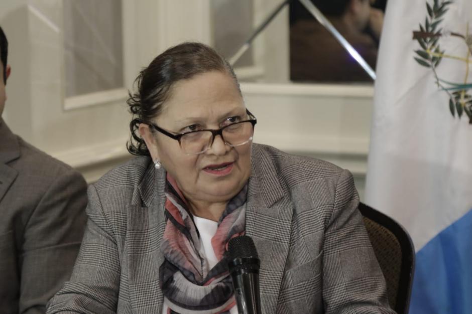 Fiscal María Consuelo Porras dice que sigue trabajando igual con la CICIG y se siguen realizando operativos.&nbsp;(Foto: Alejandro Balán)