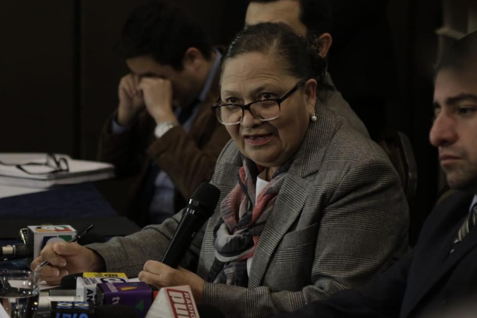 La fiscal general, María Consuelo Porras, se pronunció respecto a la situación de Iván Velásquez. (Foto: Alejandro Balán/Soy502)