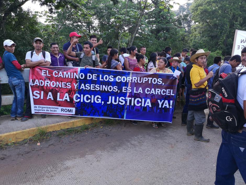 Pobladores de varios municipios se preparan para salir a las calles. (Foto: Fiscalización Ixcán)&nbsp;