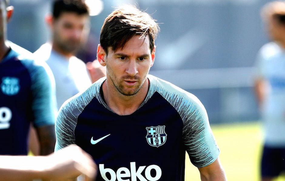 Lionel Messi luce diferente, luego de recortarse la barba. (Foto: FC Barcelona)