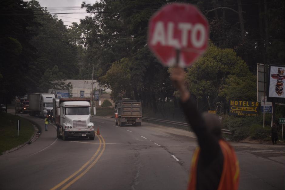 El tráfico liviano se desviará y usará el primer tramo del libramiento de Chimaltenango. (Foto: Wilder López/Soy502)