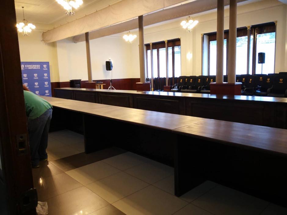 La mesa estará instalada en uno de los salones principales del Congreso. (Foto: José Miguel Castañeda/Soy502)