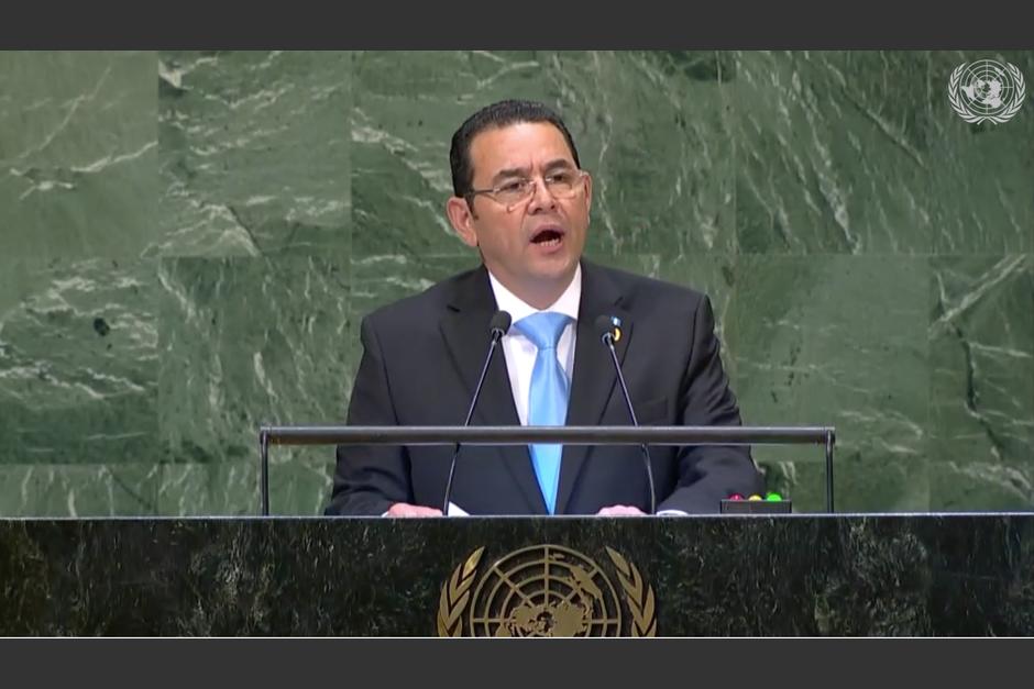 Guatemala fue el país número 20 en la intervención de este martes en la Sesión Ordinaria. (Foto: Soy502)