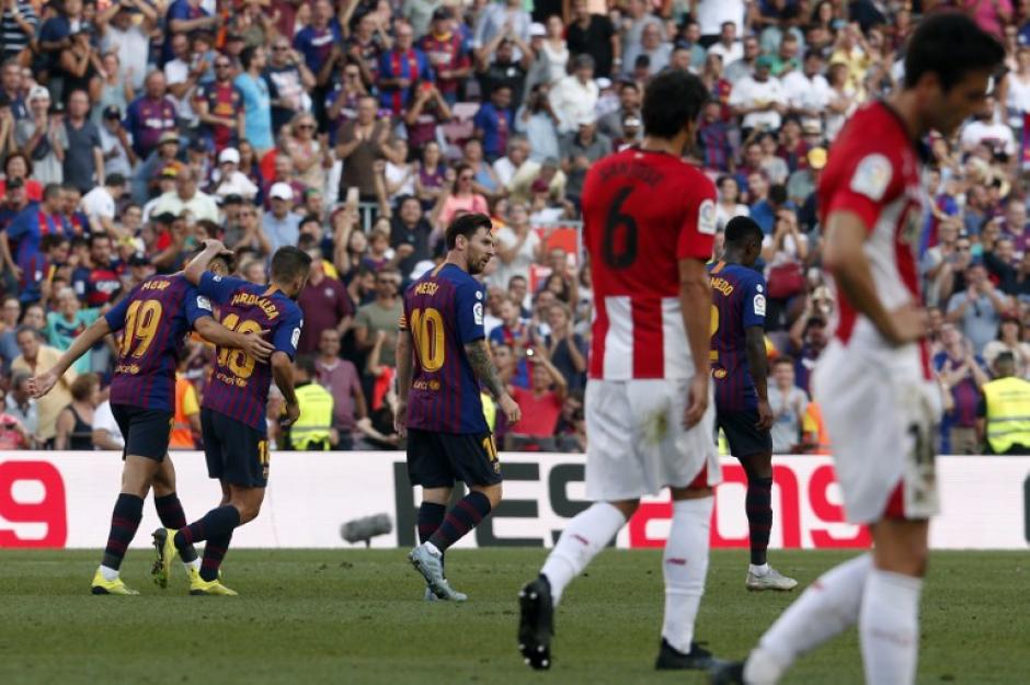 El Barcelona no pasó del empate ante el Athletic de Bilbao. (Foto: AFP)&nbsp;