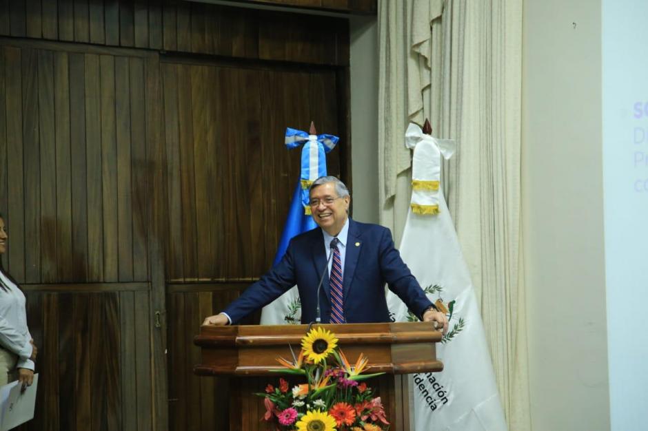 El vicepresidente Jafeth Cabrera participó en una actividad de la Secretaría de Coordinación Ejecutiva de la Presidencia. (Foto: Vicepresidencia)