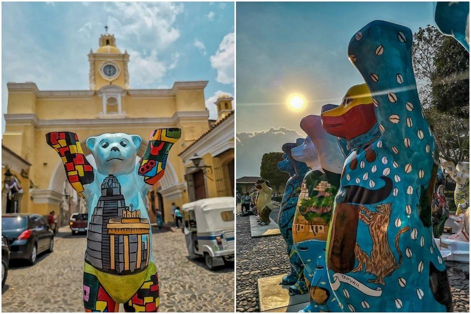 Los Osos de la Tolerancia estarán expuestos a partir de este jueves en Antigua Guatemala. (Foto: United Buddy Bears Guatemala)