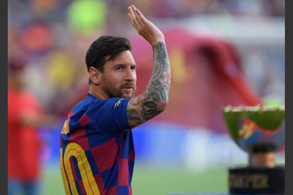 Leo Messi reapareció este domingo en el partido por la Copa Gamper. (Foto: AFP)