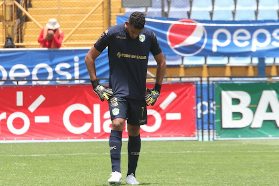 El portero panameño, José Calderón fue suspendido un partido por supuestos insultos al árbitro. (Foto: Luis Barrios/Soy502)