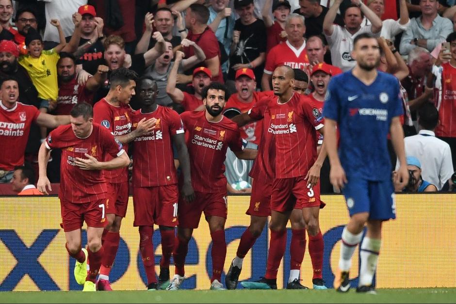 El Liverpool&nbsp; se coronó campeón en la final de la Súper Copa de Europa 2019. (Foto: AFP) 