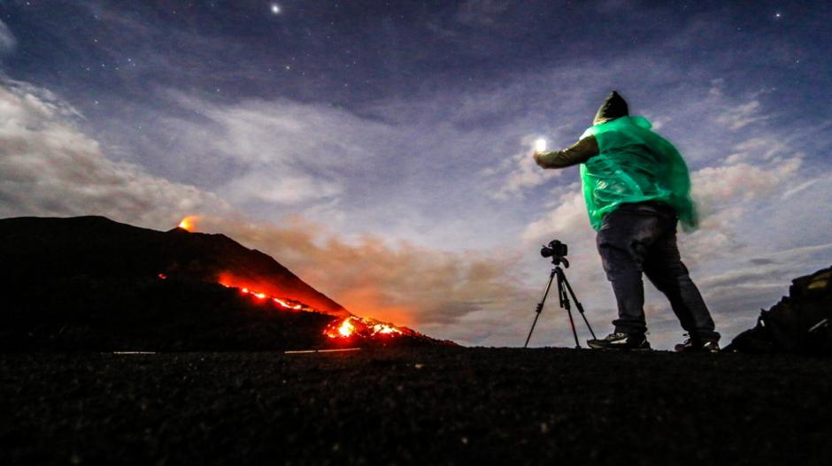 El volcán Pacaya ofrece un espectáculo distinto y mágico para los visitantes. (Foto: Cortesía Inguat)