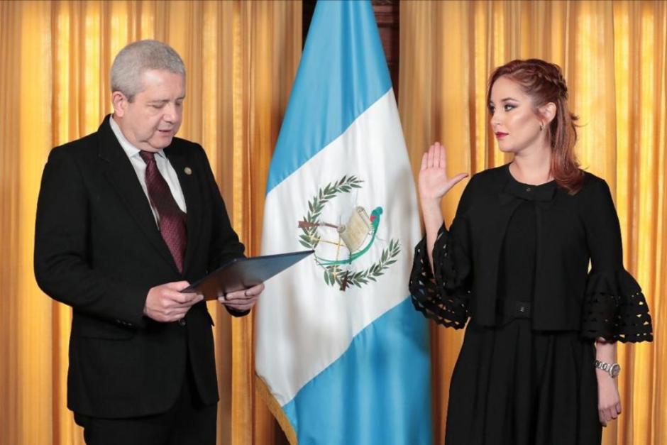 Durante su paso por el Congreso, Carrillo fue aliada del oficialismo. (Foto: Gobierno de Guatemala)