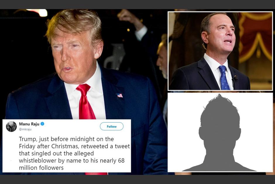 Trump retuitea la supuesta identidad del informante que propició el juicio político en su contra. (Foto: Canal9Tv)