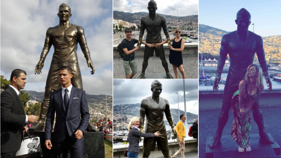 Nueva polémica con la estatua de Cristiano Ronaldo en Madeira. (Foto: Instagram)