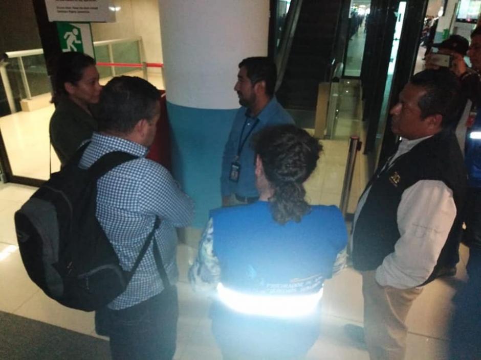 El director de Migración no quiso arriesgarse y permitió el ingreso del investigador colombiano. (Foto: PDH)