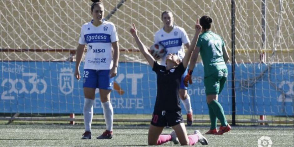 La futbolista guatemalteca Ana Lucía Martínez marcó un golazo el fin de semana con el Madrid CFF. (Foto: Liga Iberdrola)