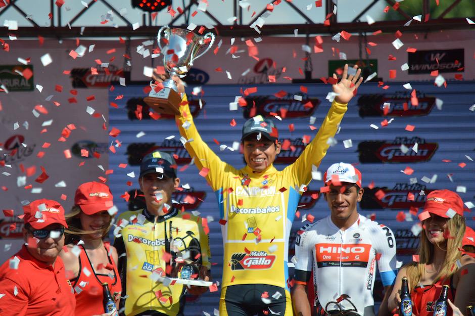 Alfredo Ajpacajá se consagró campeón de la Vuelta Ciclística a Guatemala 2018. (Foto: Archivo/Soy502)