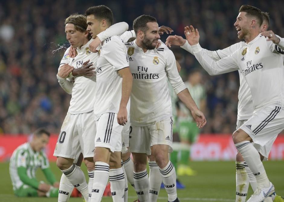 El Real Madrid sufrió más de la cuenta para celebrar ante el Betis. (Foto: AFP)