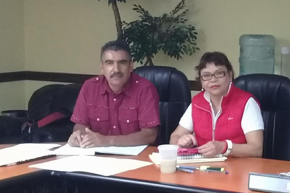 Luis Antulio Alpírez Guzmán y Dora Regina Ruano Saldaña viuda de Lara son los dos dirigentes del Sindicato Nacional de Trabajadores de Salud capturados. (Foto: Facebook)&nbsp;