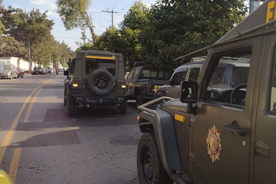 LA PNC se encuentra en la búsqueda de los pandilleros que provocaron la explosión. (Foto: PNC)&nbsp;