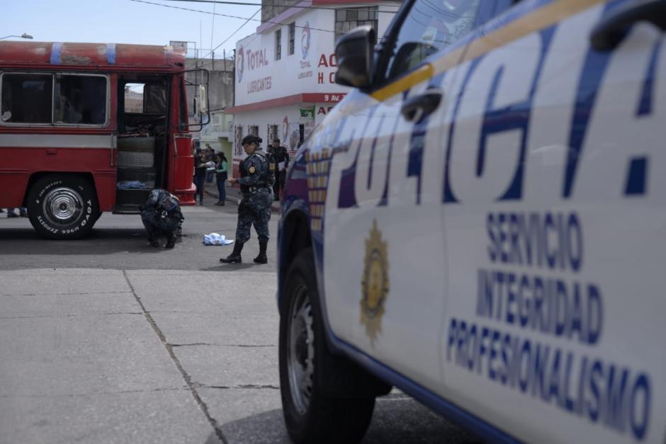 Seis personas resultaron heridas a consecuencia del hecho en el bus de la ruta 32. (Foto: Wilder López/Soy502)