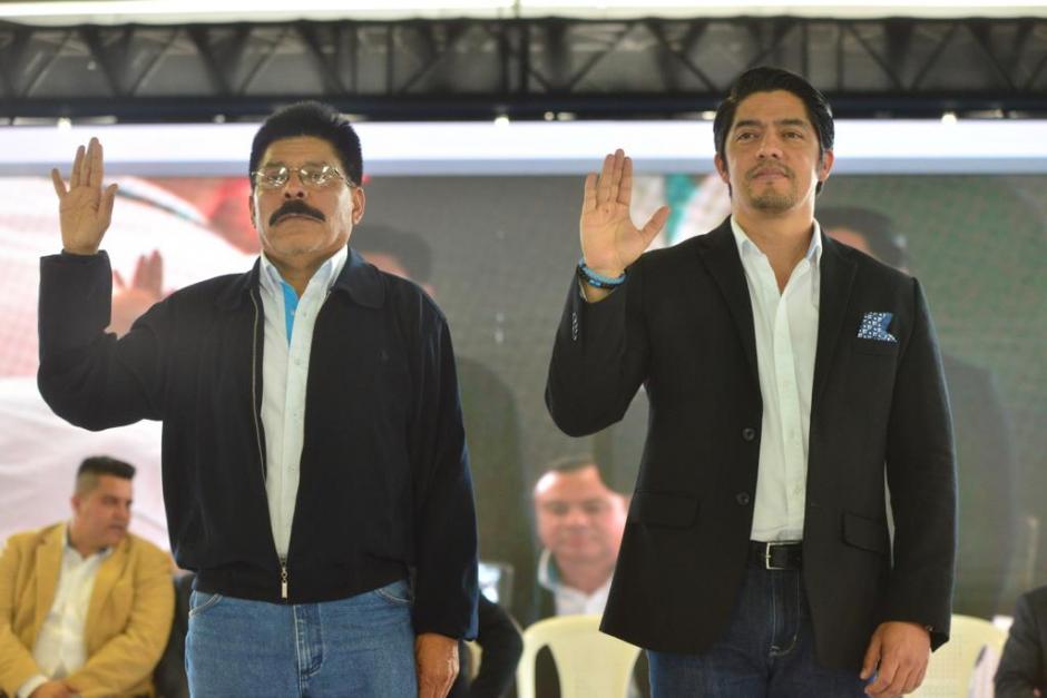 Juan Carlos Eggenberger y Antonio Rodríguez López son los candidatos a la presidencia por el partido VIVA. (Foto: Jesús Alfonso/Soy502)