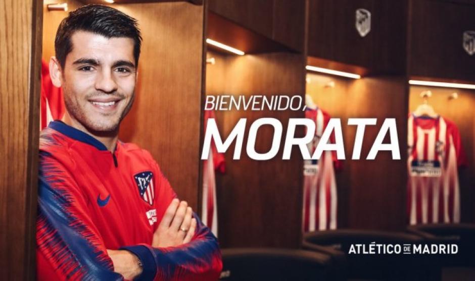 Álvaro Morata ya es jugador del Atlético de Madrid. (Foto: Atlético de Madrid)