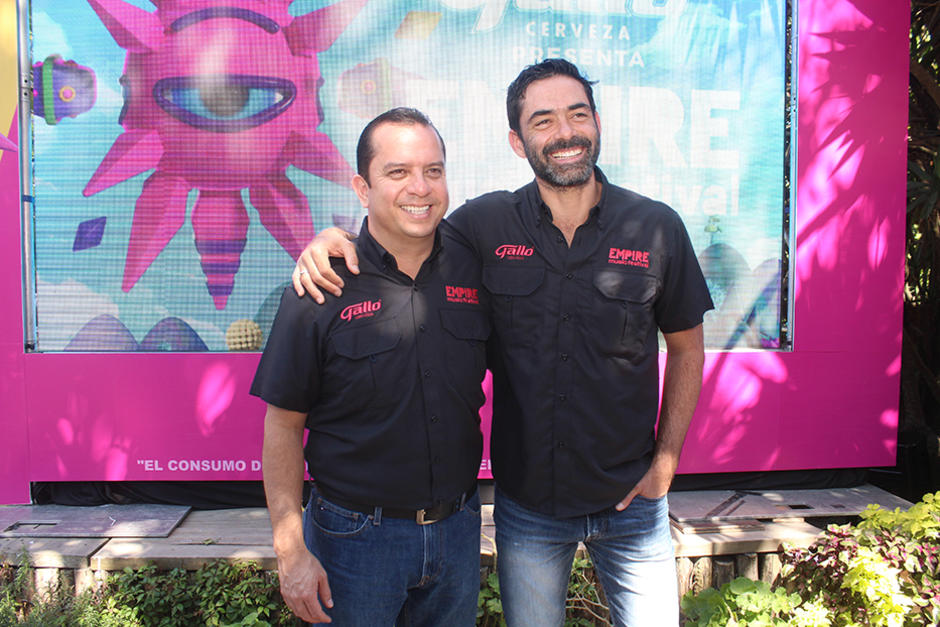 Ricardo Pontaza, gerente de marca Gallo, junto a Enrique Ponce, director del EMF, compartieron con entusiasmo las novedades de la sexta edición del festival. (Foto: Víctor Herrate/ND)