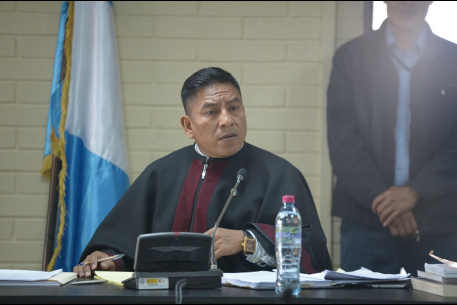 Pablo Xitumul es presidente del Tribunal de Sentencia para casos de Mayor Riesgo C. (Foto: archivo/Soy502)
