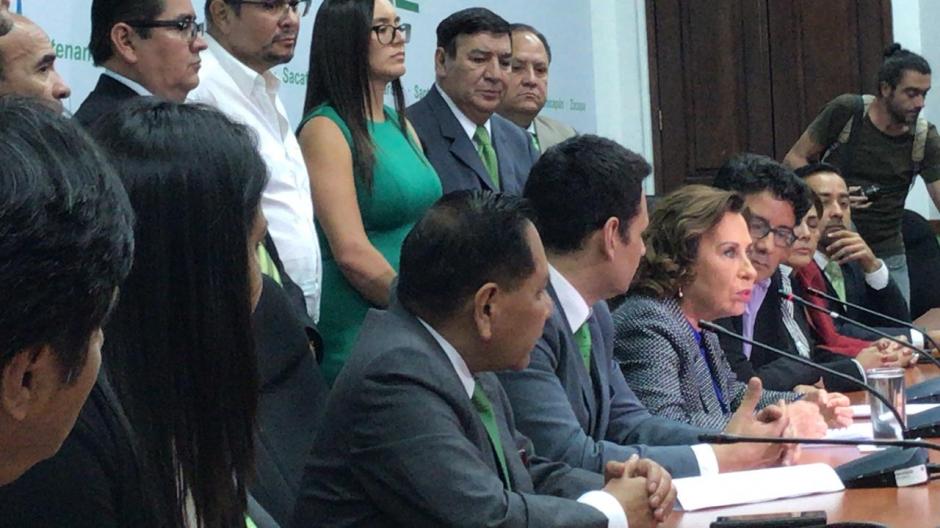 La candidata presidencial de la UNE criticó la solicitud de antejuicio en su contra. (Foto: cortesía José Castro)