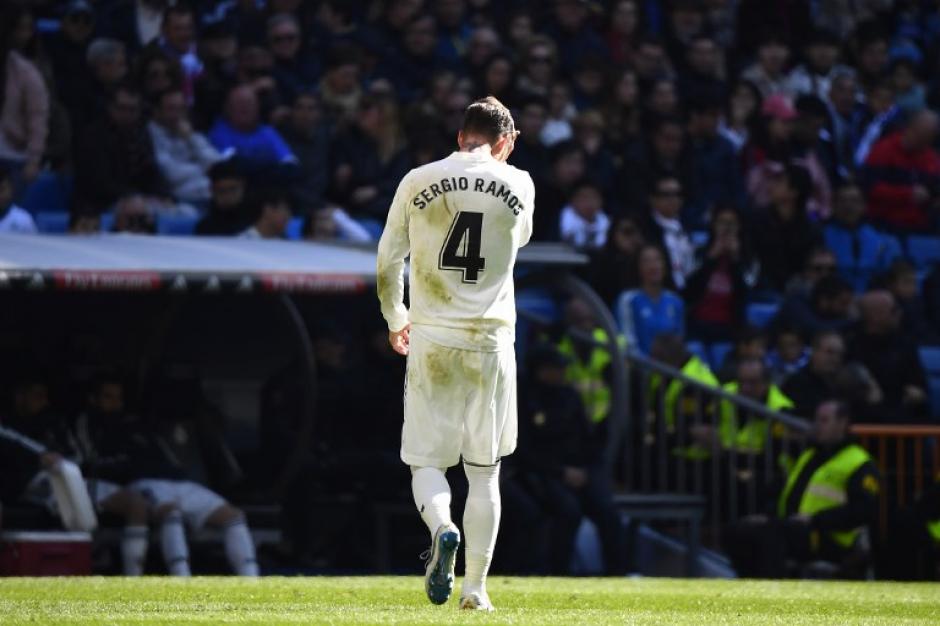 El capitán y defensa central del Real Madrid rompió uno de los récords negativos en el equipo. (Foto: AFP)&nbsp;