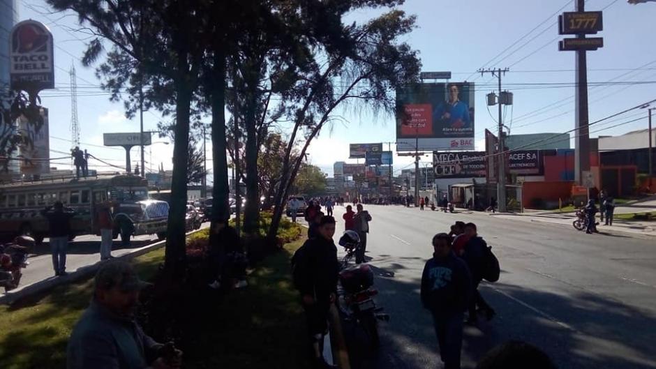 Un video muestra el momento exacto en que se registró el bloqueo. (Foto: captura pantalla)&nbsp;