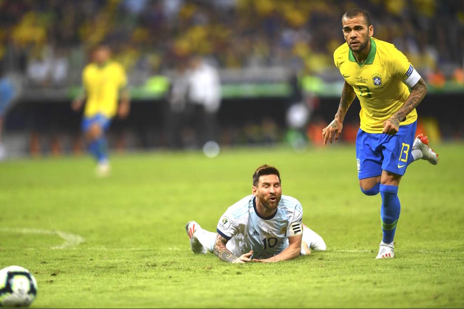 Brasil venció a Messi y a la Argentina. (Foto: AFP)