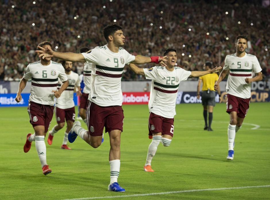 México avanza a la final de la Copa oro 2019 con dudoso penalti que convirtió Raúl Jiménez. (Foto: AFP)