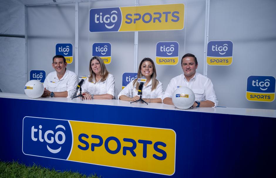 Representantes y ejecutivos de Tigo Sports anunciaron la transmisión del mundial de Qatar 2022 en HD. (Foto: George Rojas/Soy502)