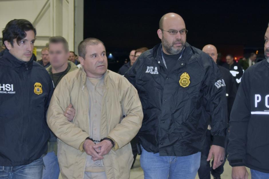 Joaquín Guzmán pasará el resto de sus días en una de las prisiones de máxima seguridad de Estados Unidos. (Foto: AFP)
