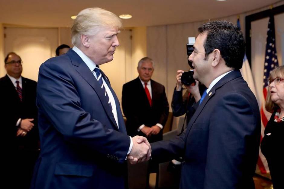 El presidente Jimmy Morales canceló una reunión que sostendría con su homólogo estadounidense Donald Trump. (Archivo/Soy502)