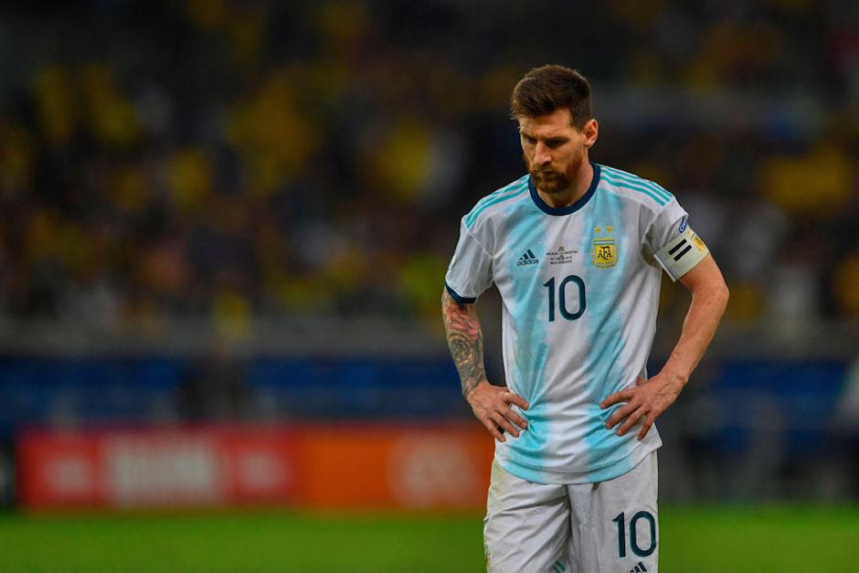 Messi se tuvo que conformar con el tercer lugar en la Copa América 2019. (Foto: AFP)