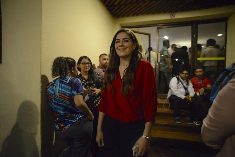 La diputada del Frente de Convergencia Nacional (FCN), asegura que dará su total apoyo a Sandra Torres. (Foto: Wilder López)