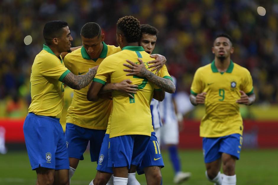Brasil humilla con siete goles a Honduras en partido amistoso