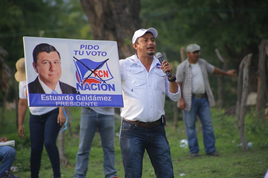 Carlos Roberto Marroquín busca ser reelecto como alcalde de Moyuta, Jutiapa. (Foto: FCN Moyuta)
