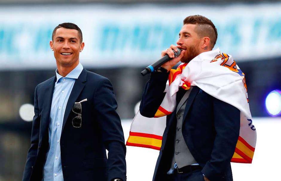 Cristiano Ronaldo y Sergio Ramos fueron compañeros en el Real Madrid. (Foto: GimeMeSport)