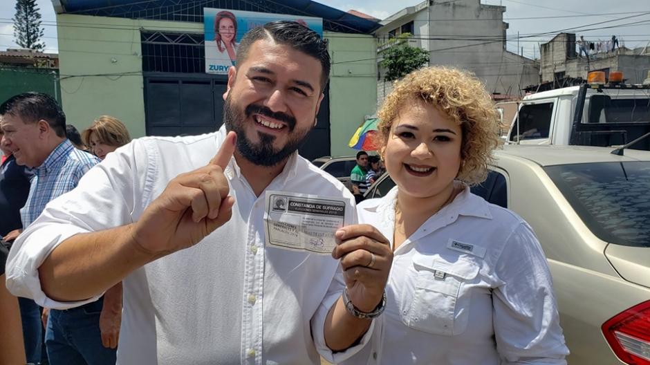 El candidato por el Partido Fuerza se convirtió en el ganador del proceso electoral de Villa Nueva. (Foto: Javier Gramajo)