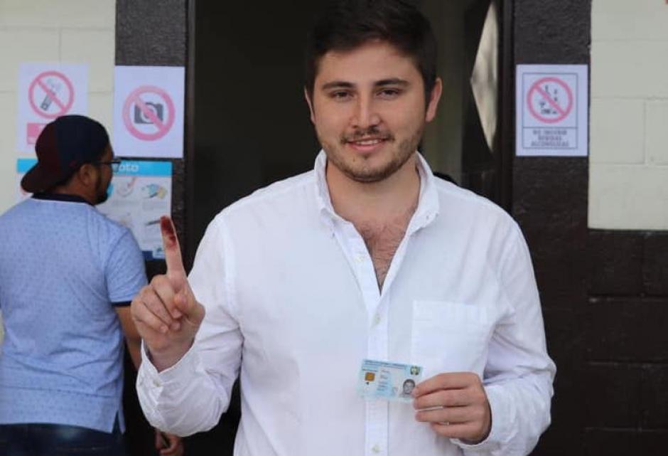Sebastián Siero, candidato a la alcaldía de Santa Catarina Pinula, obtuvo la victoria en los comicios de este 16 de junio. (Foto: Javier Siero)