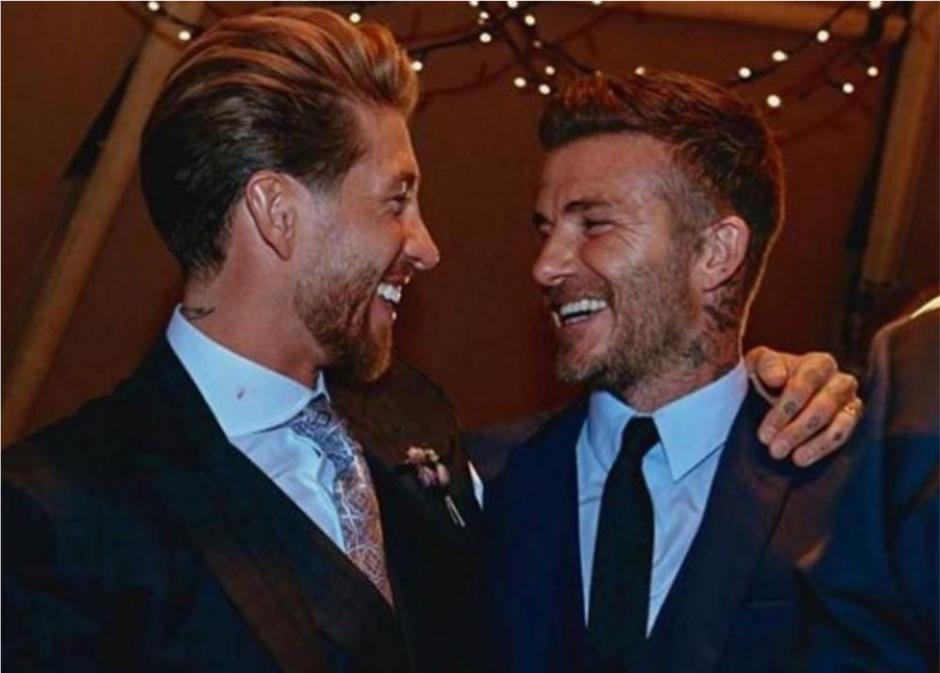 La presencia de los Beckham en la boda de Sergio Ramos no fue por amistad. (Foto: David Beckham)
