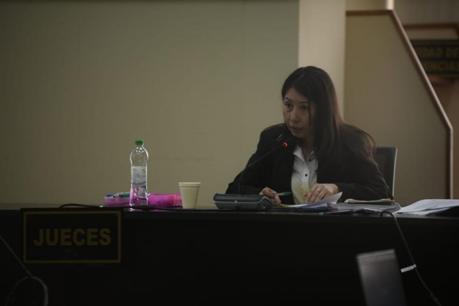 La jueza de Mayor Riesgo D, Erika Aifán, está a cargo del caso de financiamiento ilícito al partido Unionista. (Foto: Wilder López/Soy502)&nbsp;