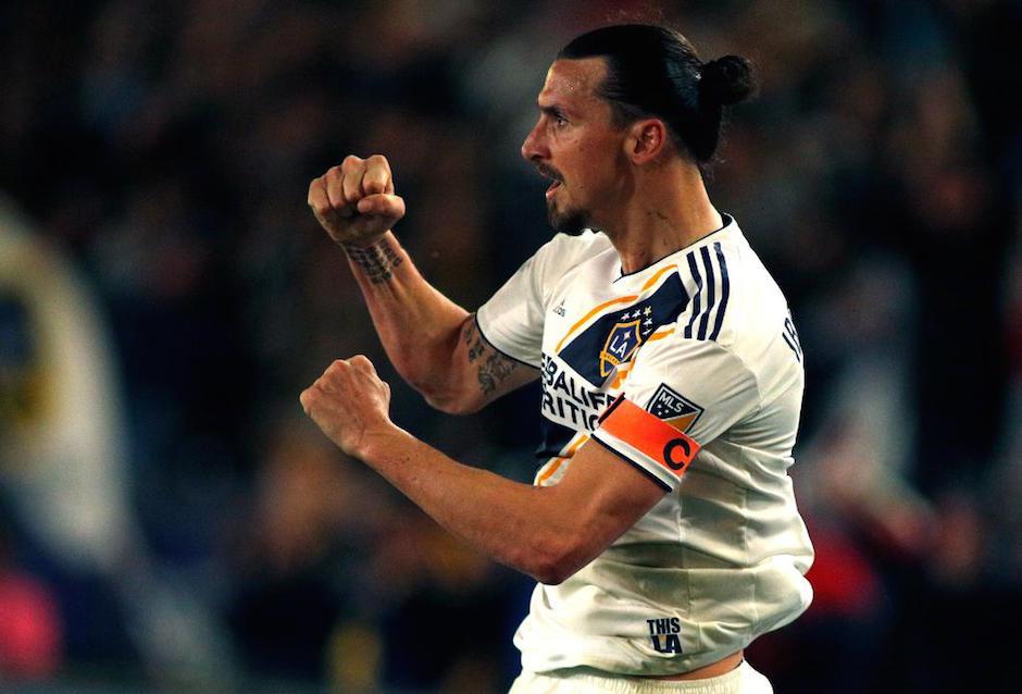 Zlatan Ibrahimovic es la máxima estrella del Galaxy de Los Ángeles. (Foto: AFP)
