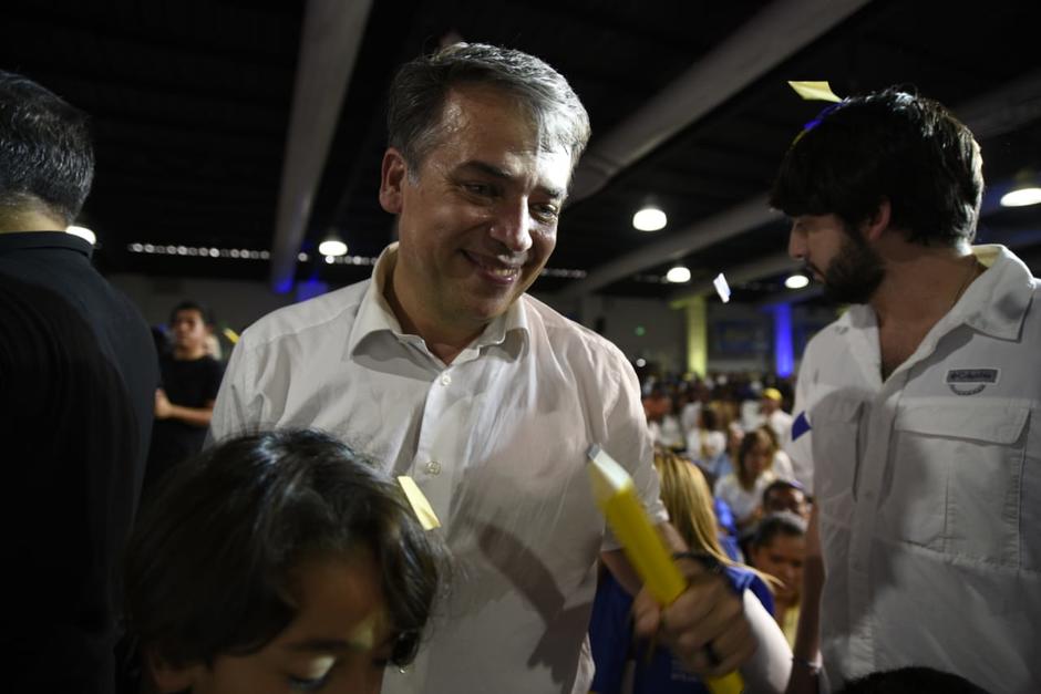 Escobar fue proclamado el sábado como candidato a la presidencia por el partido Prosperidad Ciudadana. (Foto: Wilder López/Soy502)